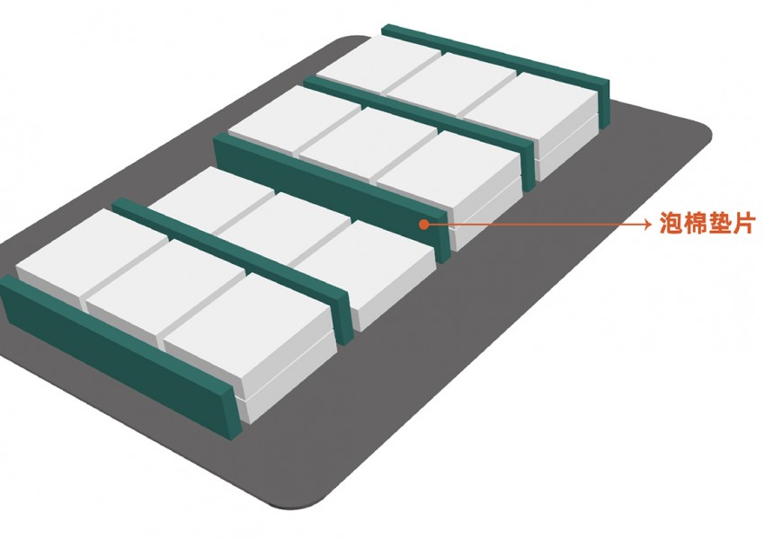 New energy battery antistatic foam